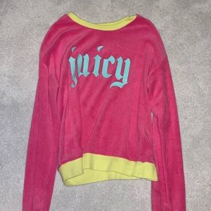 Juicy couture neon Crewnecks